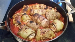 Cooking Eggplant Involtini