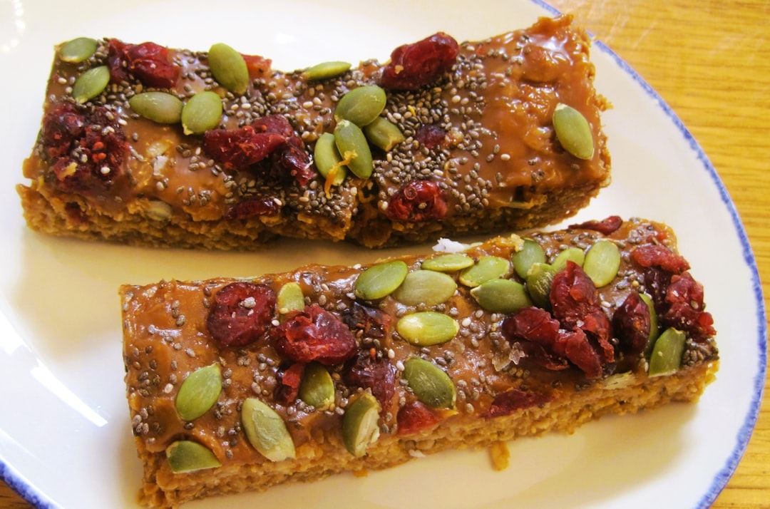 Pumpkin Protein Bars. Photo from Unsplash